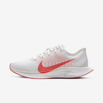 Nike Zoom Pegasus Turbo 2 - Női Futócipő - Platina/Fehér/Világos Szürke/Piros